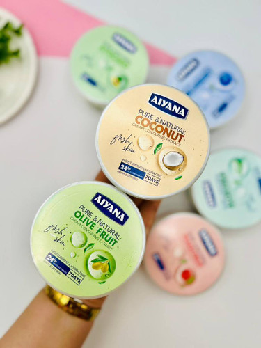 کرم آبرسان کاسهای آیانا |AIYANAمرطوبکننده و نرمکننده پوست صورت و دست