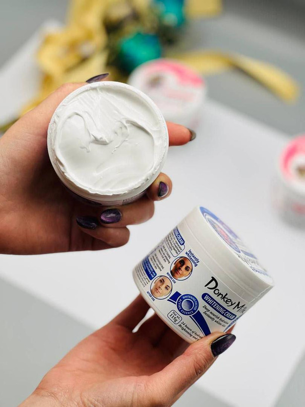 کرم سفید کننده وکالی مدل شیر الاغ | روشنکننده طبیعی پوست Wokali Donkey Milk