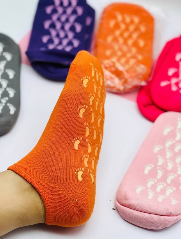 جوراب سلیکونی ترک پا |درمان خشکی و ترک پا