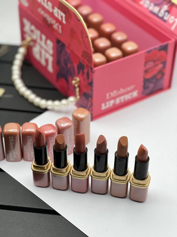 پک رژجامد6عددی درهوDERHI|اصل مناسب استفاده روزانه