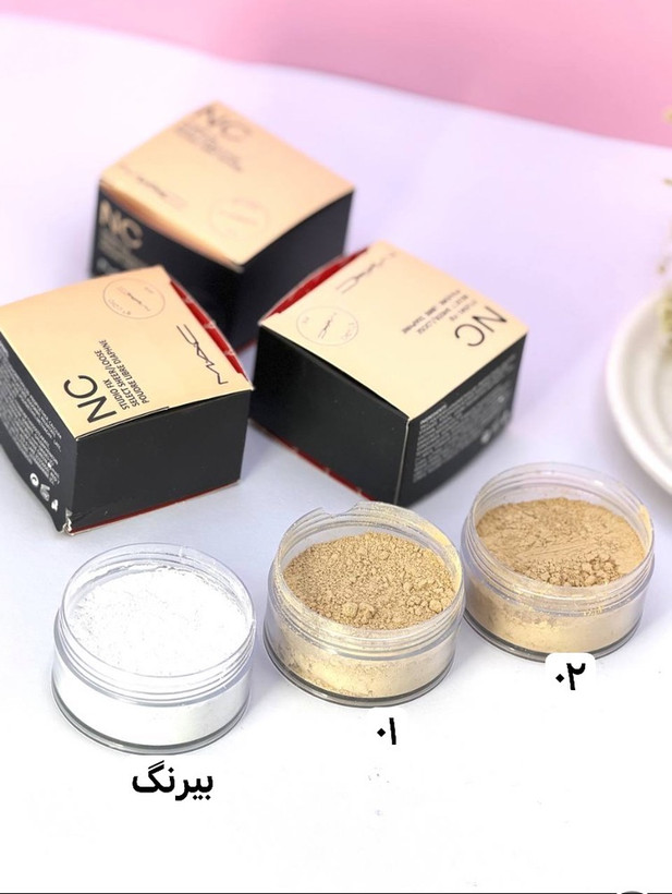 پودر فیکس مک اصل(MAC)افزایش و ماندگاری آرایش و کنترل کننده چربی پوست