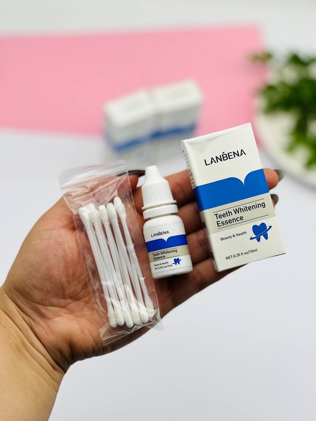 قطره سفید کننده دندانLANBENA|روشن کننده و براق کننده دندان