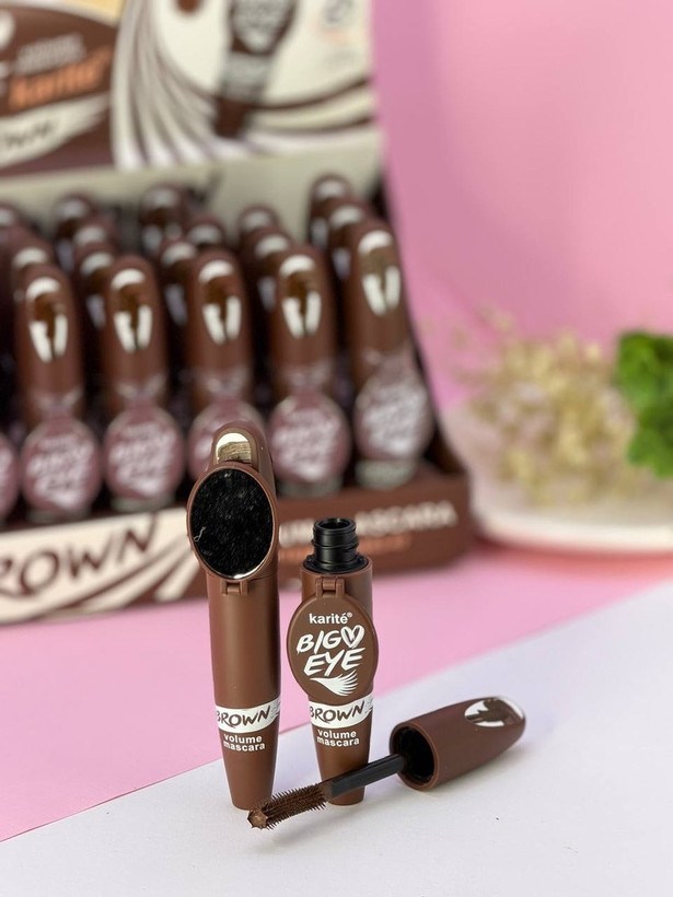 ریمل قهوه ای کاریتهKarite| حجم دهنده وبلند کننده مژه طبیعی