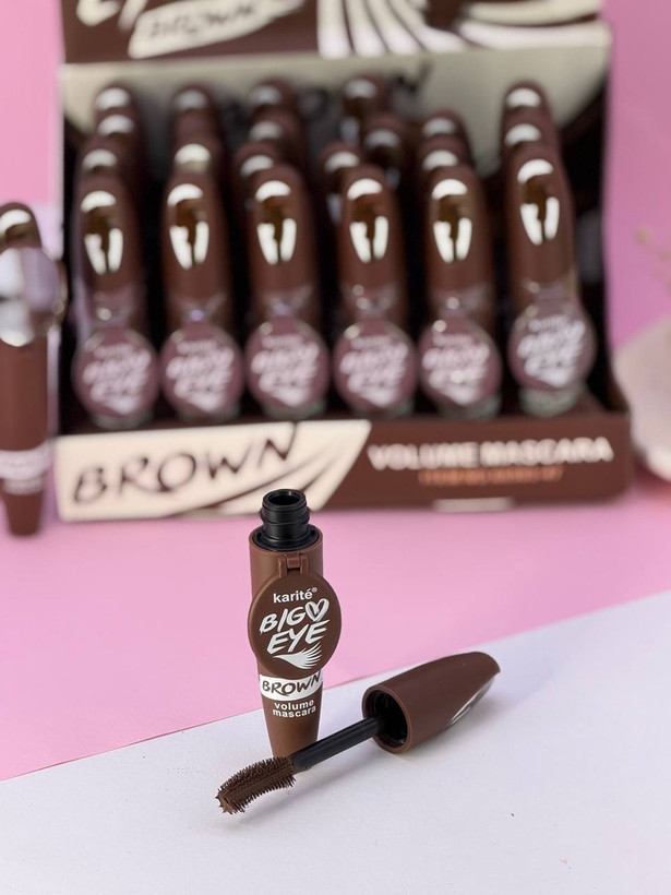 ریمل قهوه ای کاریتهKarite| حجم دهنده وبلند کننده مژه طبیعی