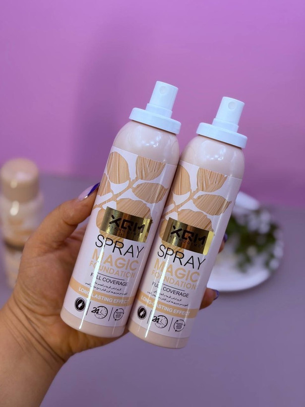 اسپری کرمپودرXQM|پوشش طبیعی صورت