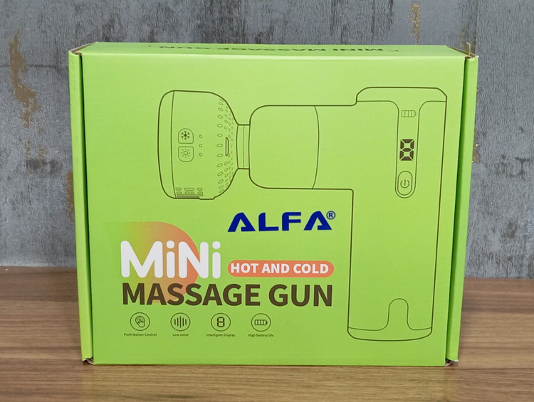 ماساژور شارژی تفنگی آلفا مدل MINI HOT COLD