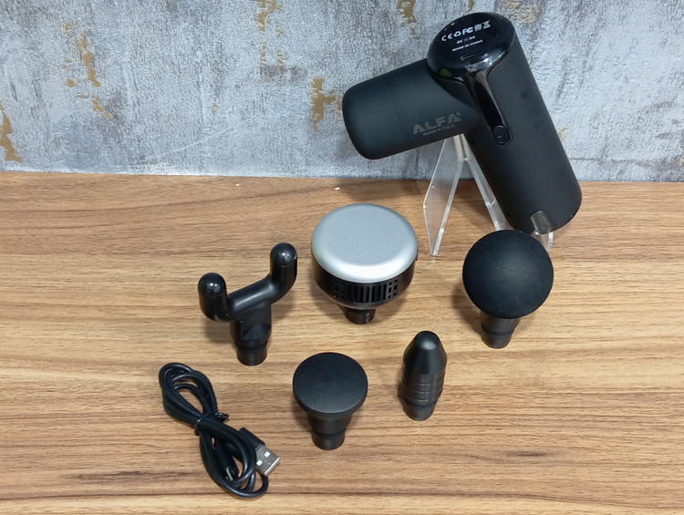 ماساژور شارژی تفنگی آلفا مدل MINI HOT COLD