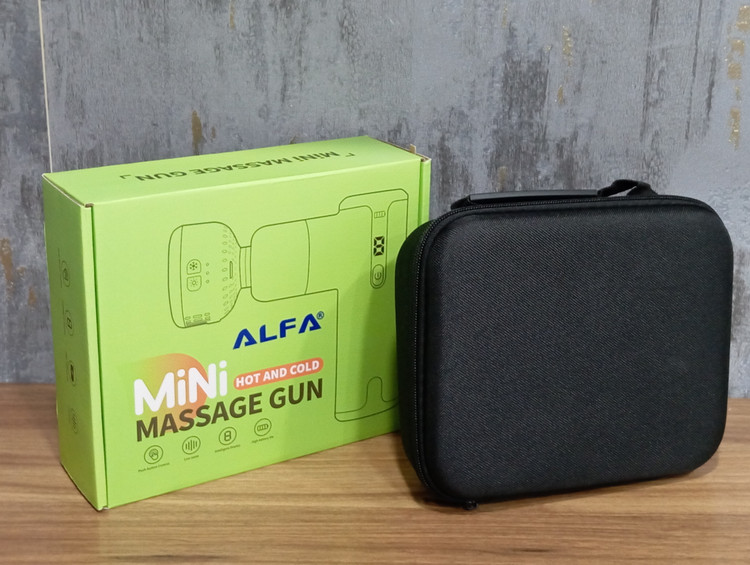 ماساژور شارژی تفنگی آلفا مدل MINI HOT COLD